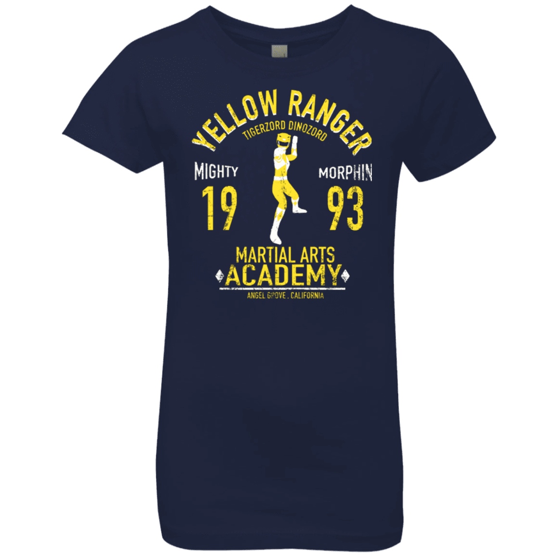 T-Shirts Midnight Navy / YXS Tiger Ranger Girls Premium T-Shirt