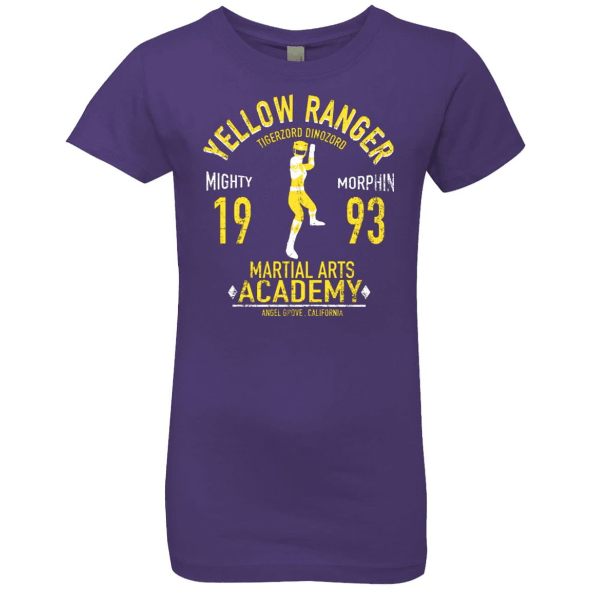 T-Shirts Purple Rush / YXS Tiger Ranger Girls Premium T-Shirt