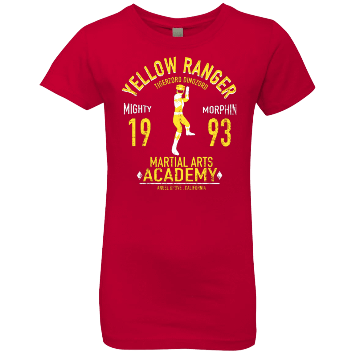 T-Shirts Red / YXS Tiger Ranger Girls Premium T-Shirt