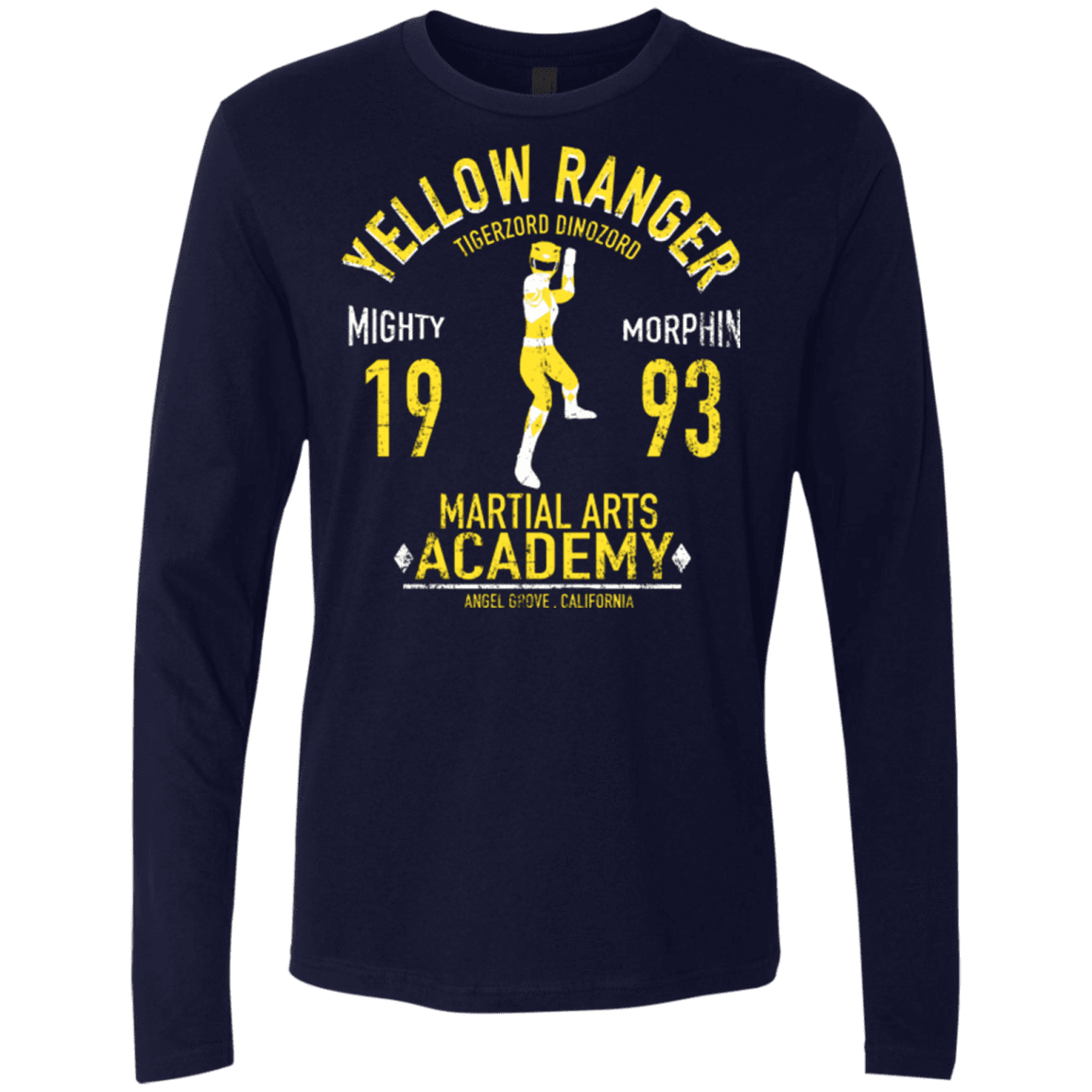 T-Shirts Midnight Navy / Small Tiger Ranger Men's Premium Long Sleeve