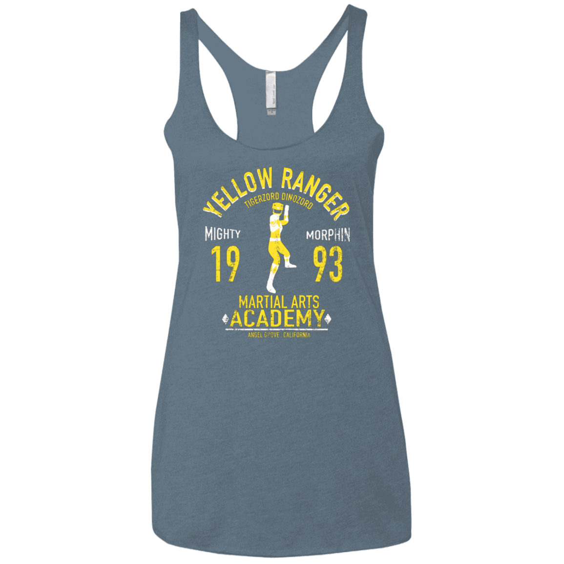 T-Shirts Indigo / X-Small Tiger Ranger Women's Triblend Racerback Tank