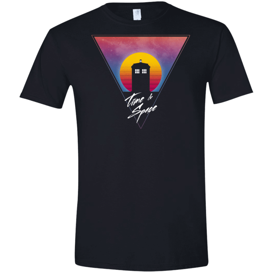 T-Shirts Black / X-Small Time and Space Men's Semi-Fitted Softstyle