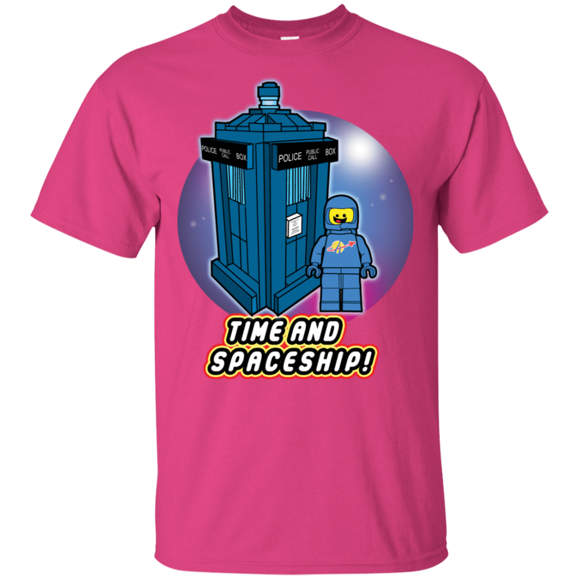 T-Shirts Heliconia / S Time and Spaceship T-Shirt