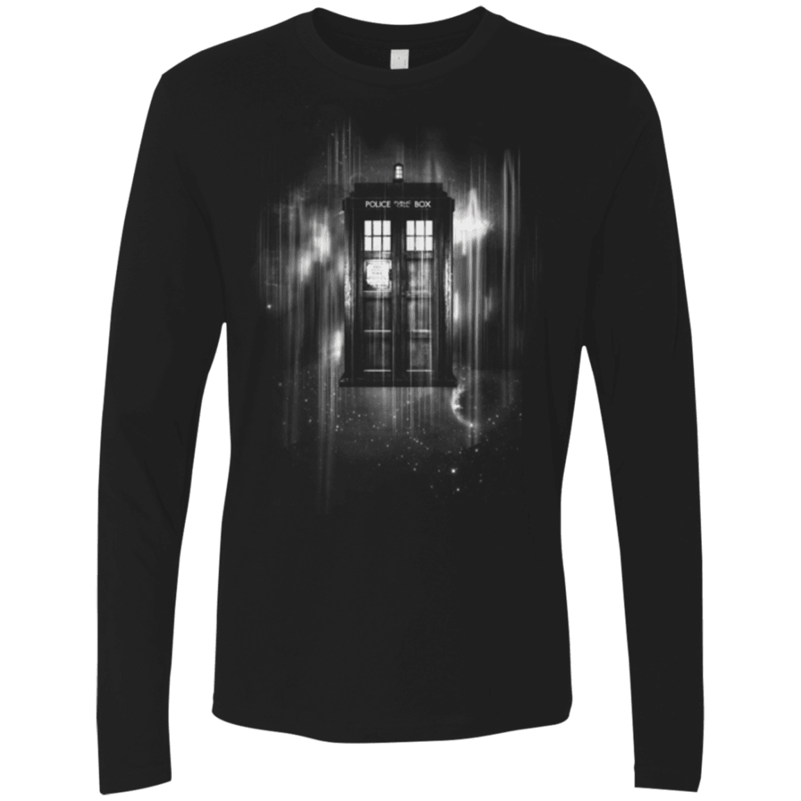 T-Shirts Black / Small Time blur Men's Premium Long Sleeve