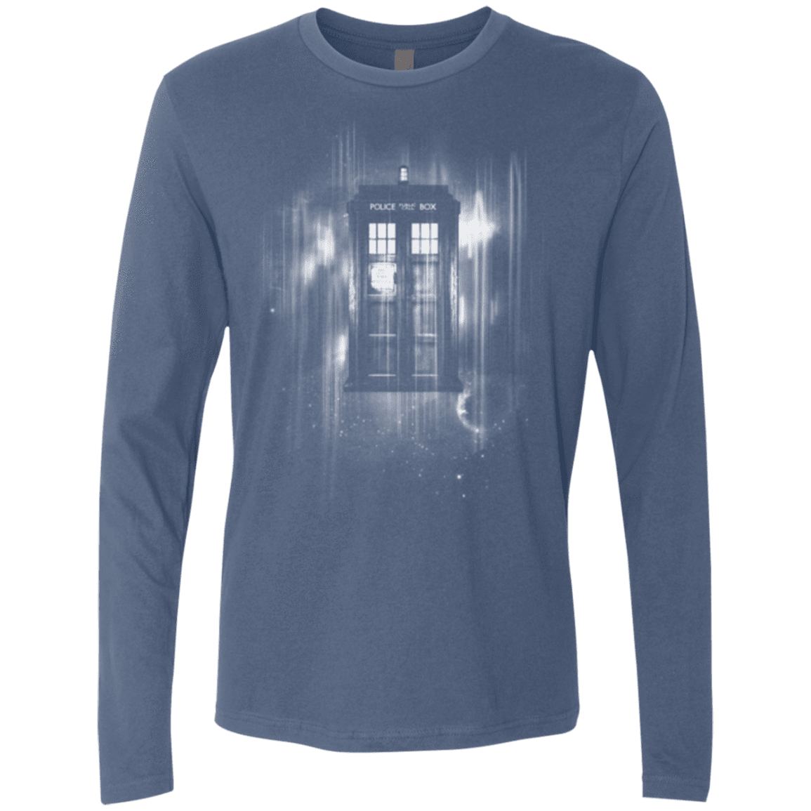 T-Shirts Indigo / Small Time blur Men's Premium Long Sleeve