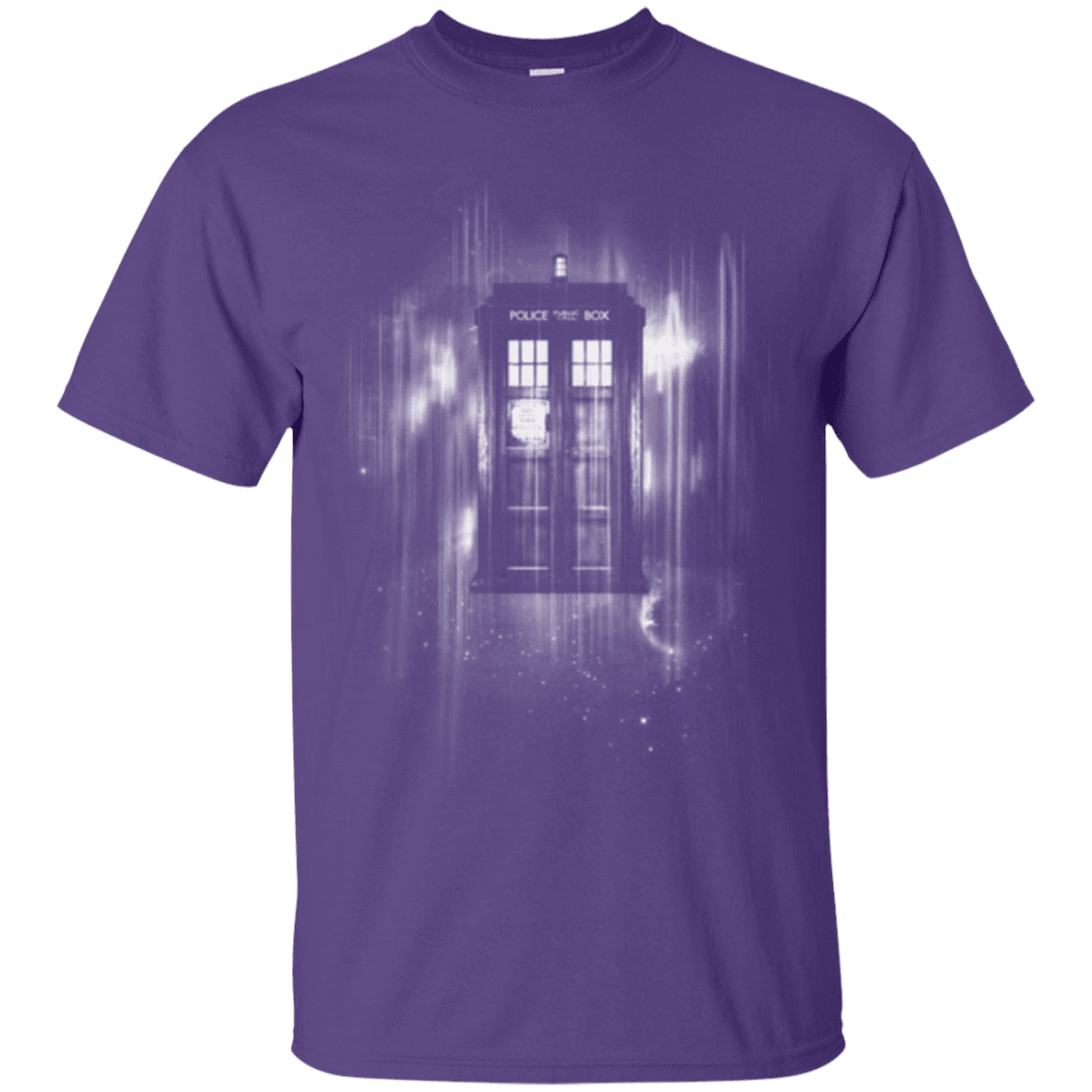 T-Shirts Purple / Small Time blur T-Shirt