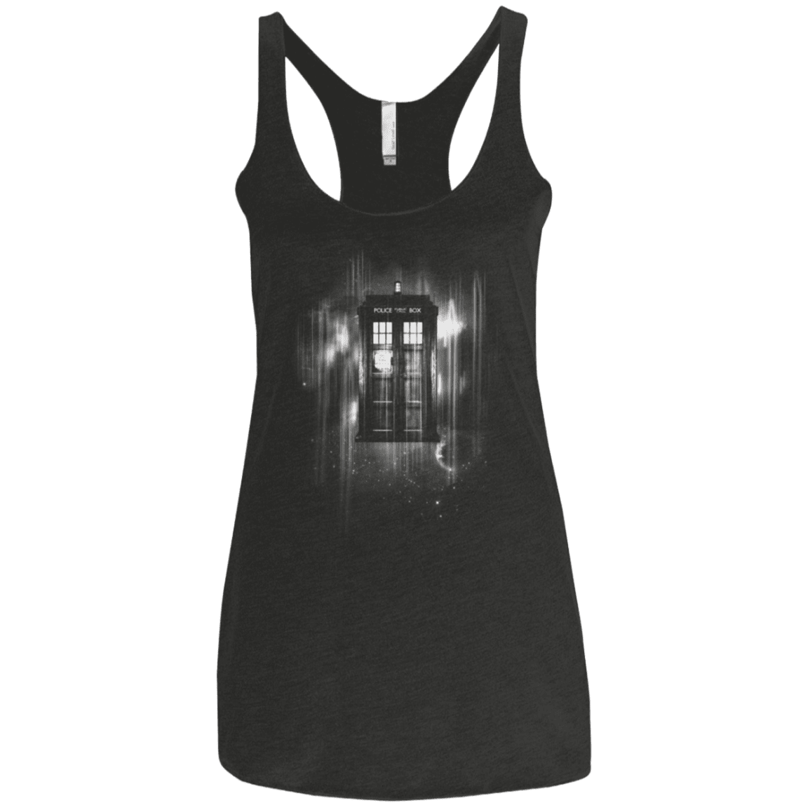 T-Shirts Vintage Black / X-Small Time blur Women's Triblend Racerback Tank