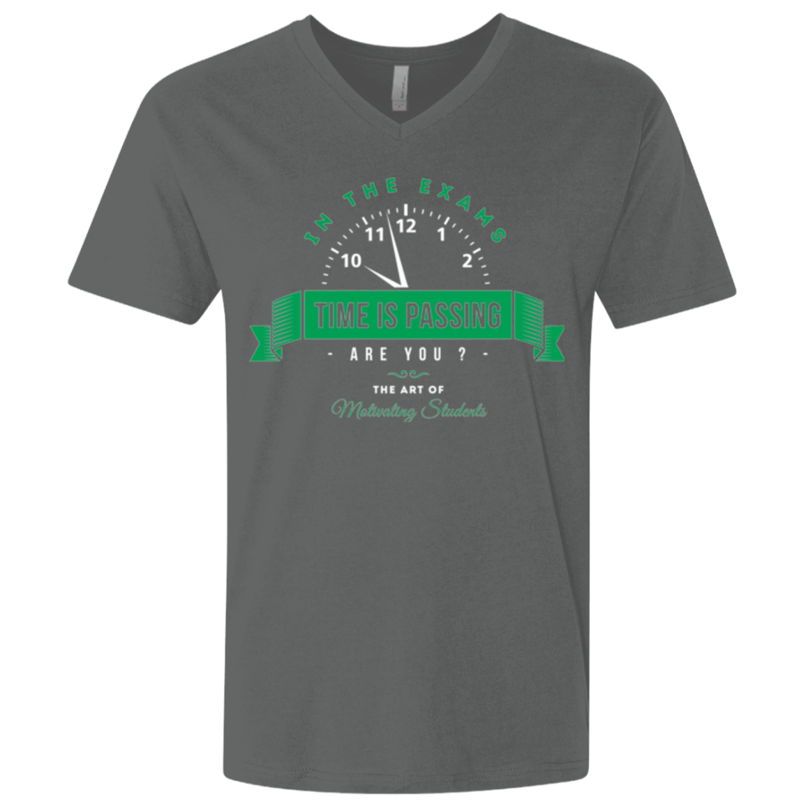 T-Shirts Heavy Metal / X-Small Time Is Passing Men's Premium V-Neck