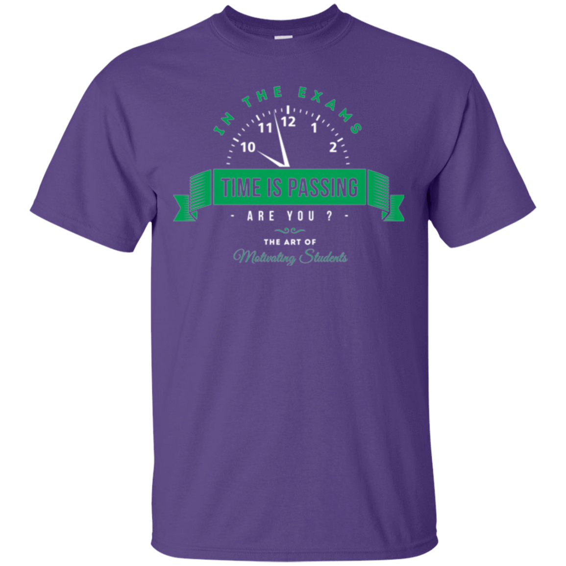 T-Shirts Purple / Small Time Is Passing T-Shirt
