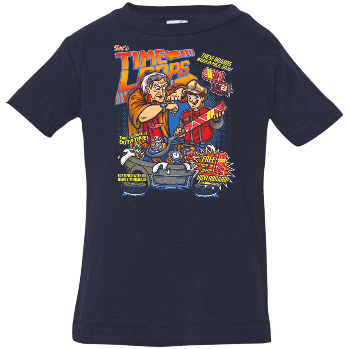 T-Shirts Navy / 6 Months Time Loops Infant Premium T-Shirt