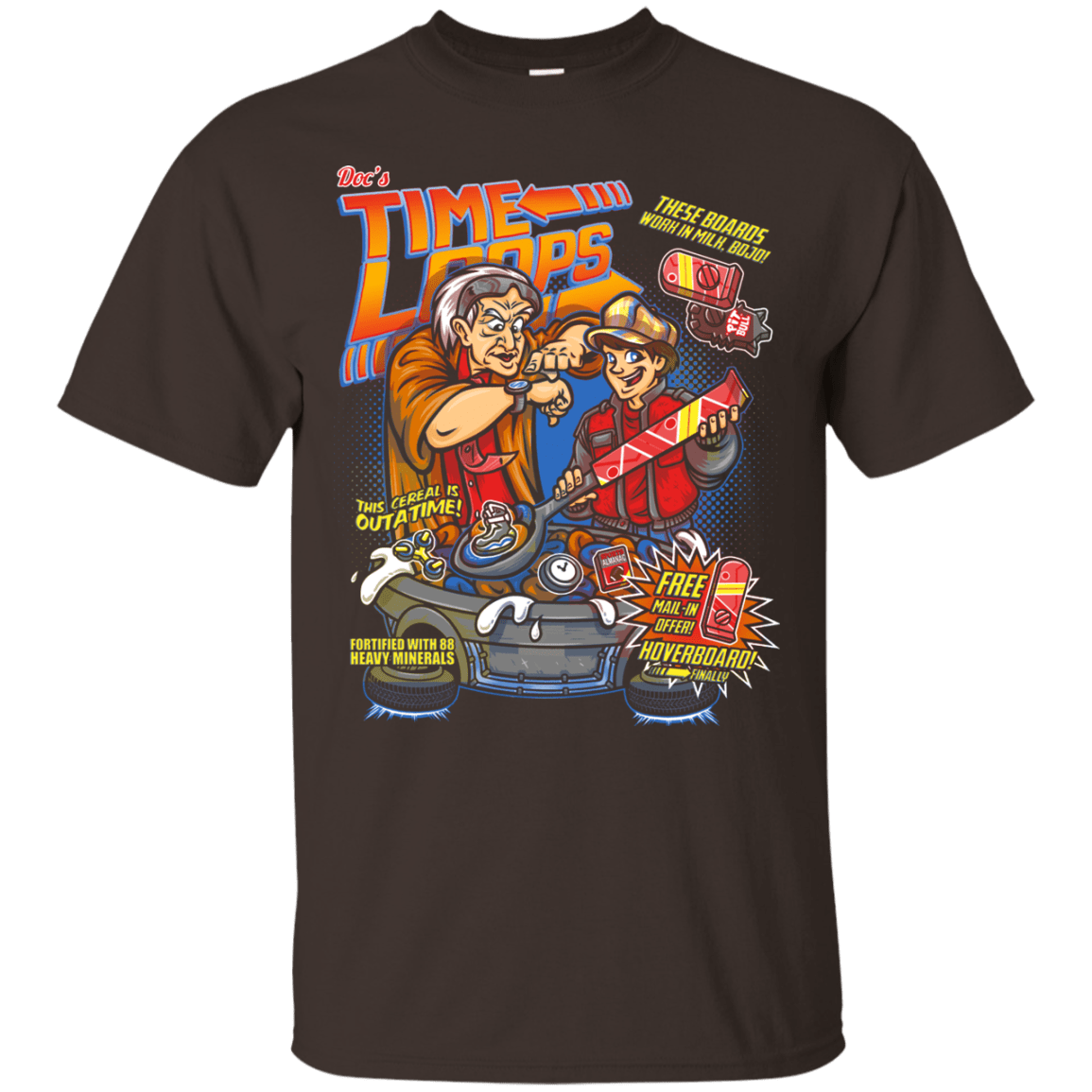 T-Shirts Dark Chocolate / S Time Loops T-Shirt