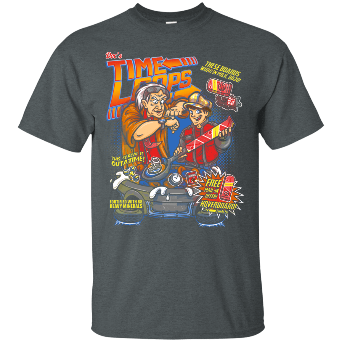 T-Shirts Dark Heather / S Time Loops T-Shirt