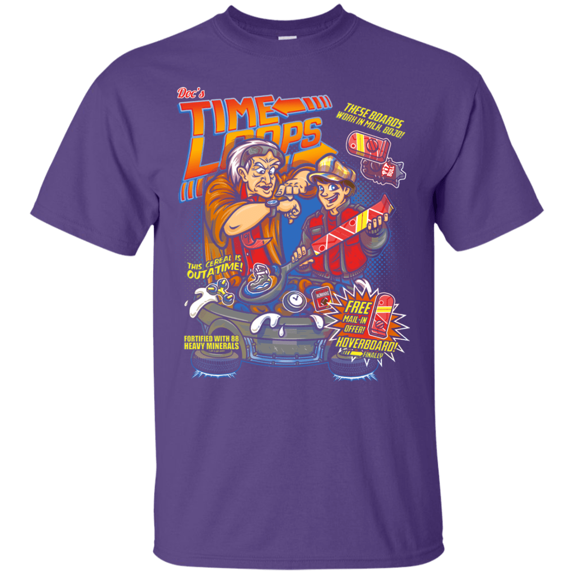 T-Shirts Purple / S Time Loops T-Shirt