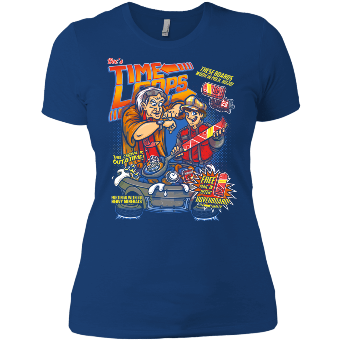 T-Shirts Royal / X-Small Time Loops Women's Premium T-Shirt