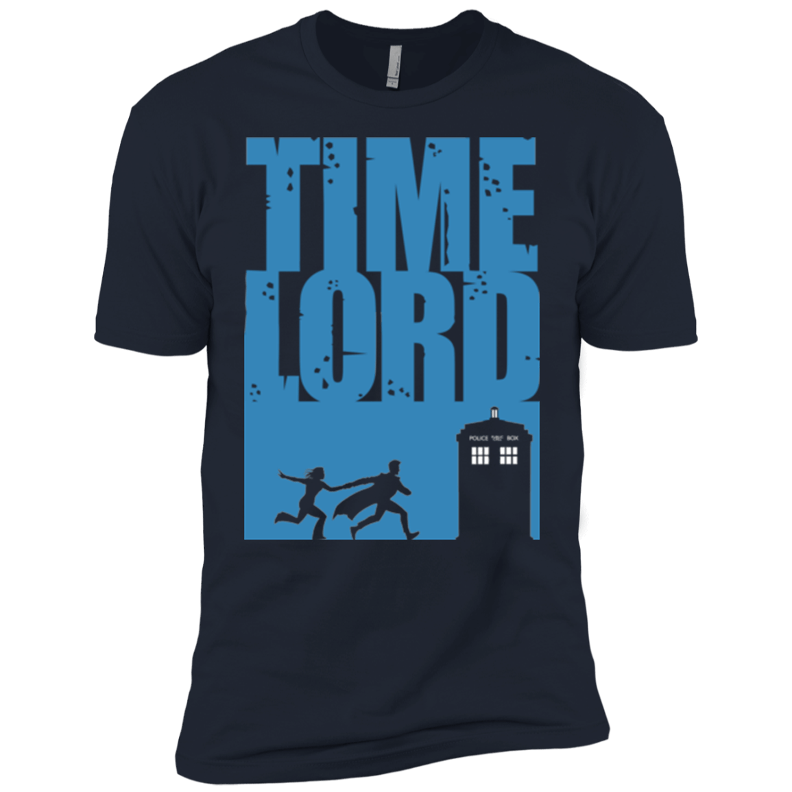 T-Shirts Midnight Navy / YXS Time Lord Allons-y! Boys Premium T-Shirt