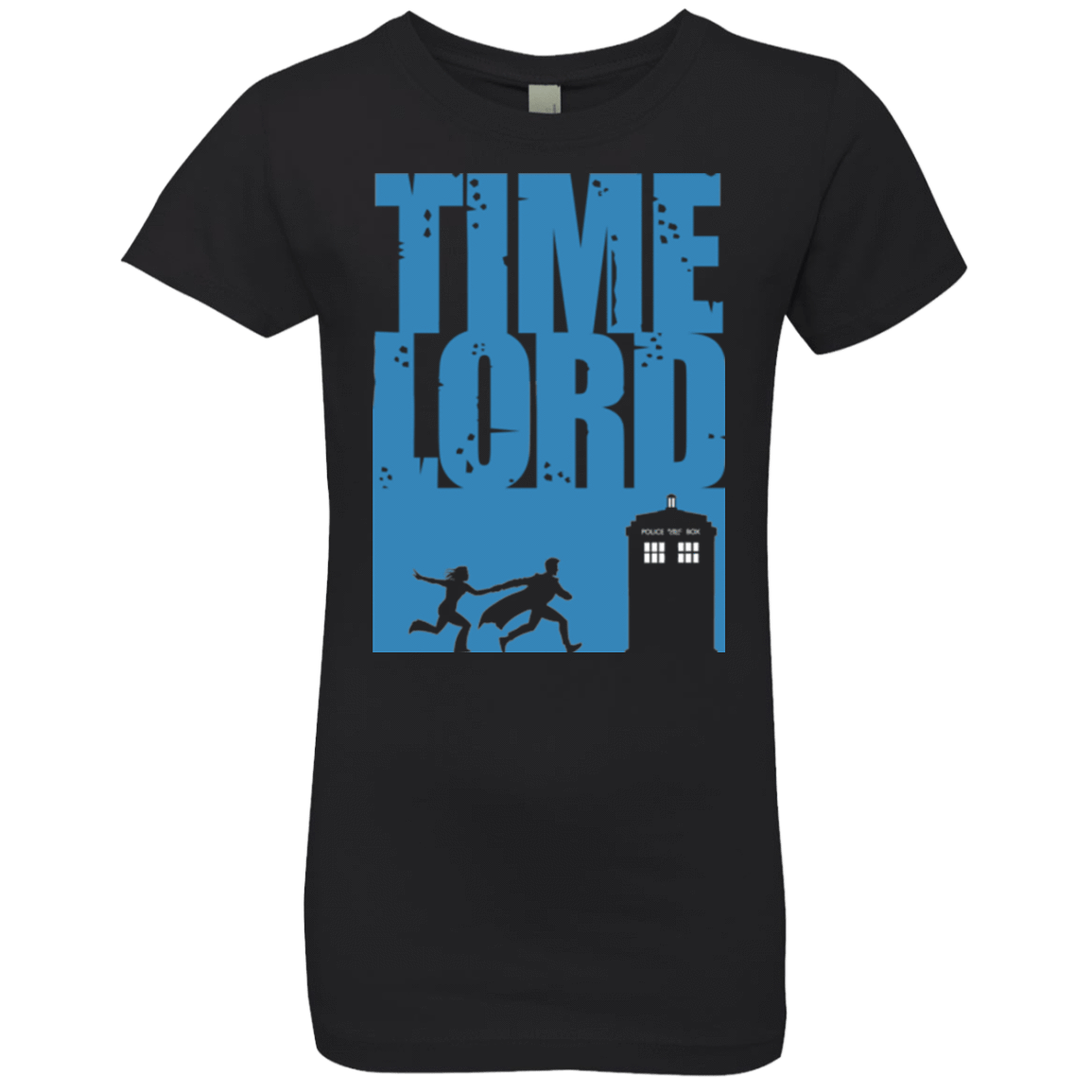 T-Shirts Black / YXS Time Lord Allons-y! Girls Premium T-Shirt