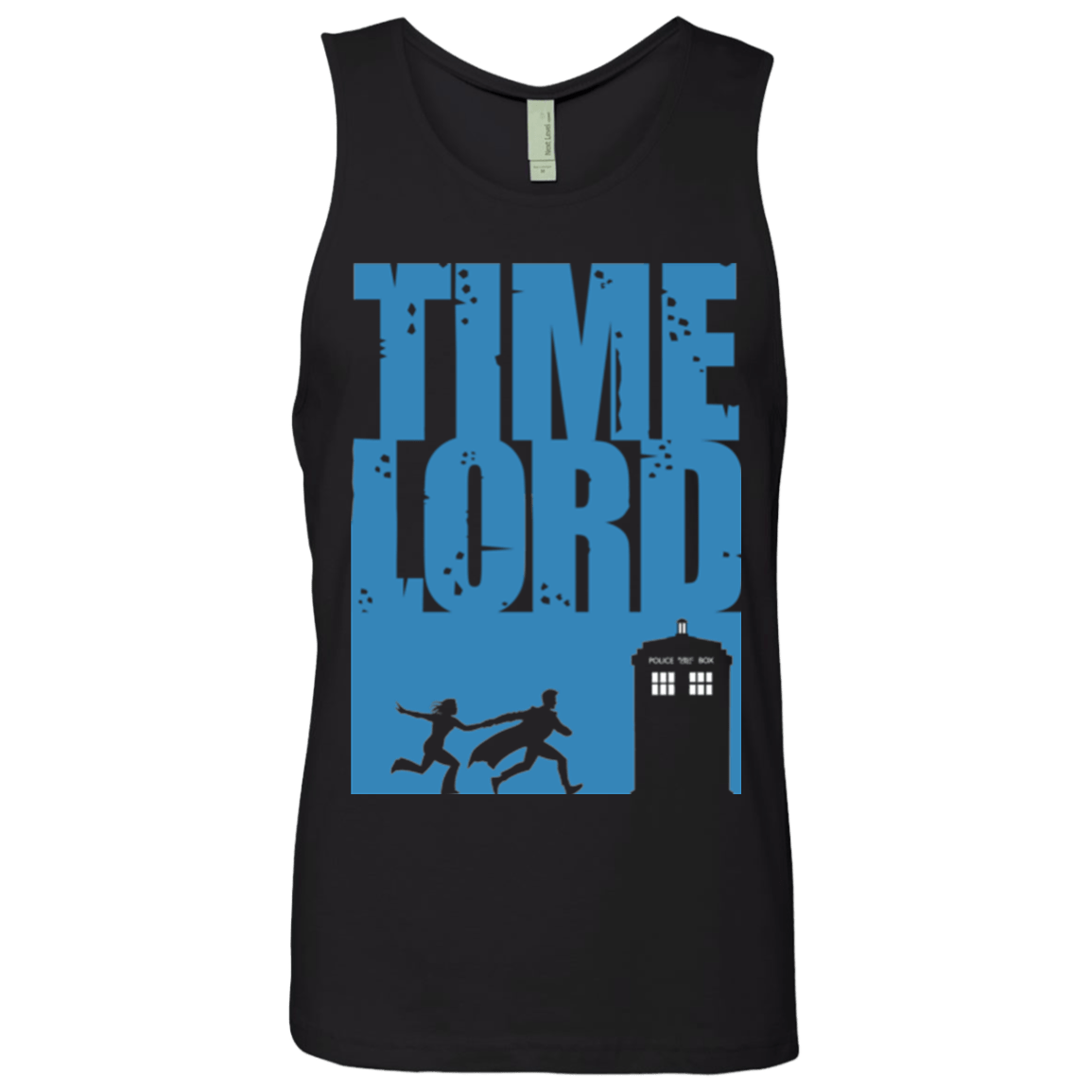 T-Shirts Black / Small Time Lord Allons-y! Men's Premium Tank Top
