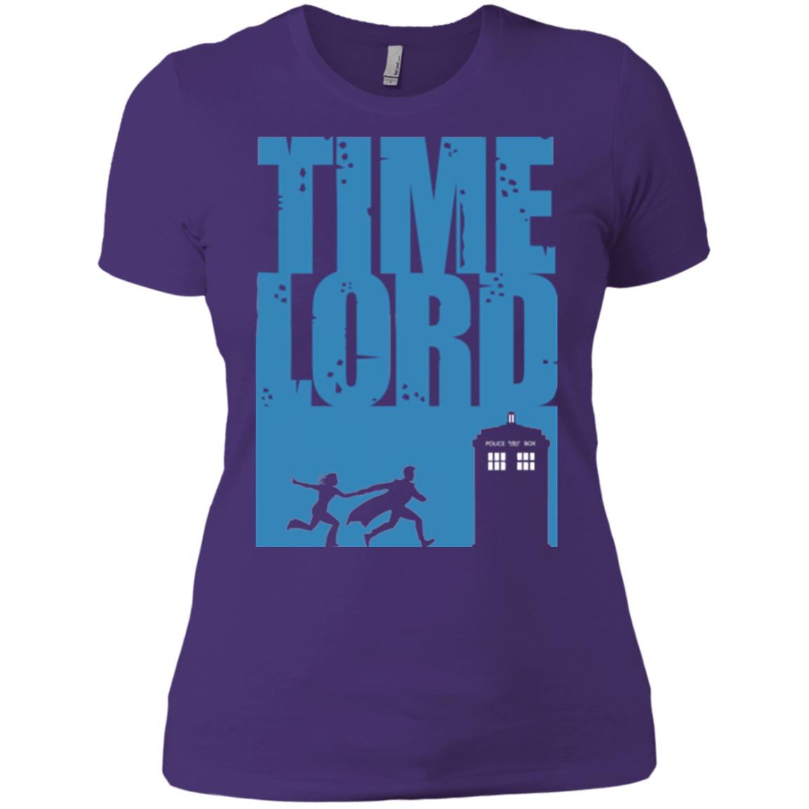 T-Shirts Purple / X-Small Time Lord Allons-y! Women's Premium T-Shirt