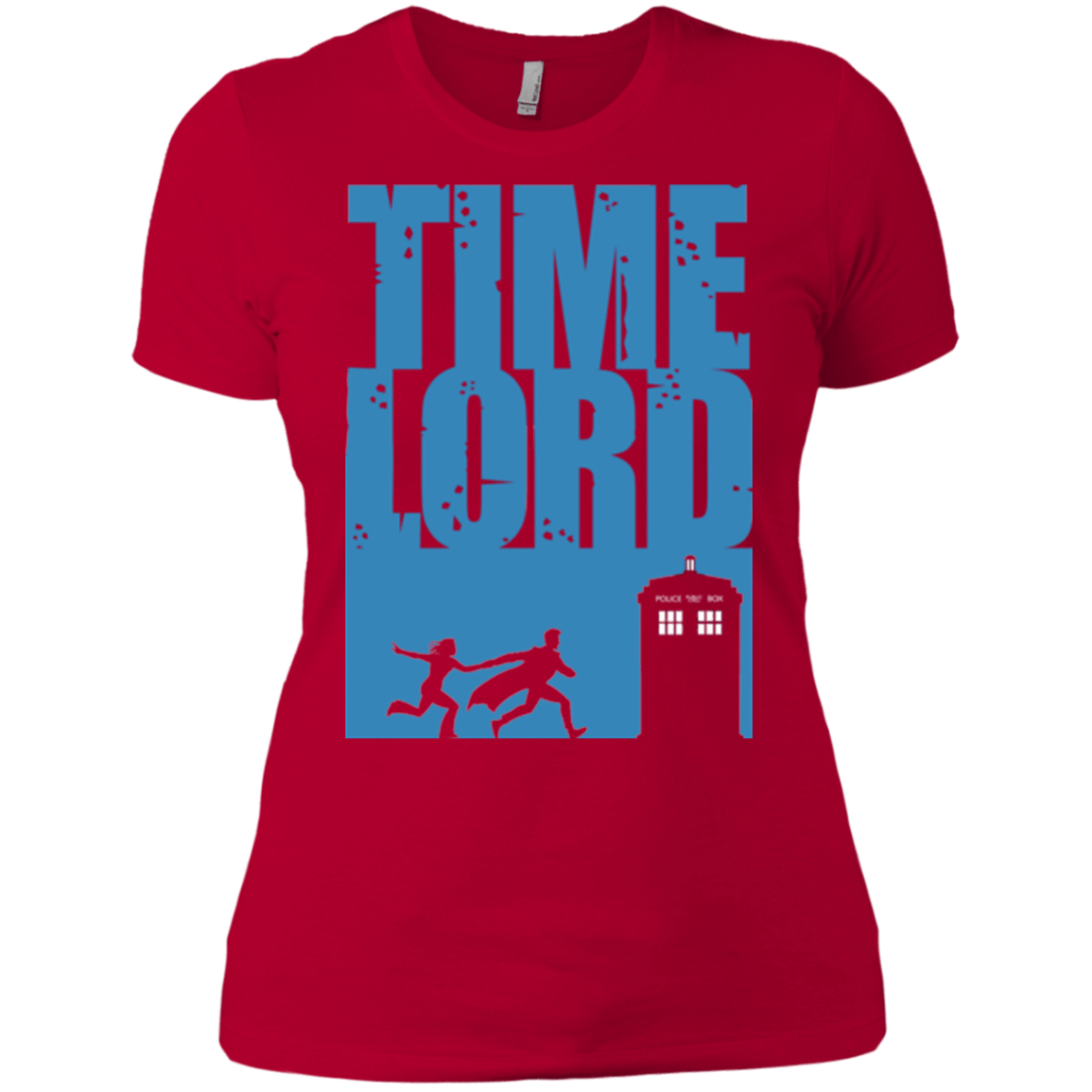 T-Shirts Red / X-Small Time Lord Allons-y! Women's Premium T-Shirt
