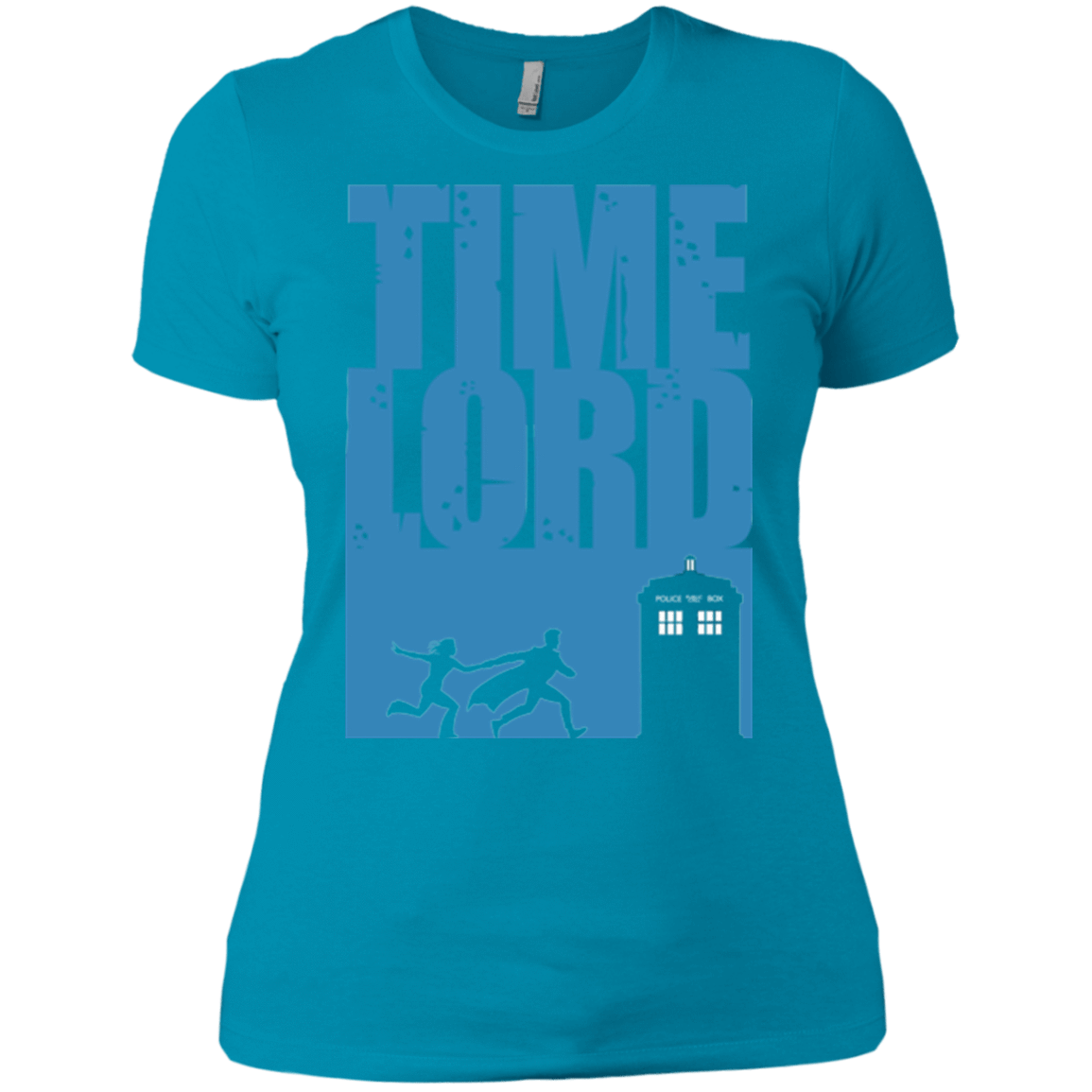 T-Shirts Turquoise / X-Small Time Lord Allons-y! Women's Premium T-Shirt