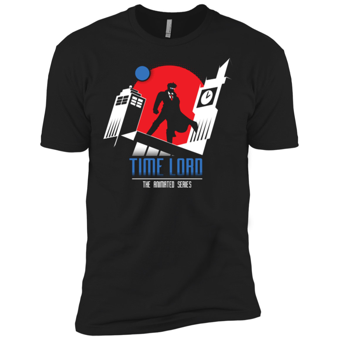 T-Shirts Black / X-Small Time Lord Animated Series Men's Premium T-Shirt