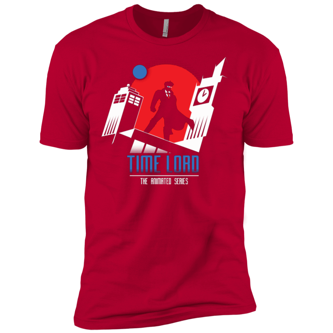 T-Shirts Red / X-Small Time Lord Animated Series Men's Premium T-Shirt