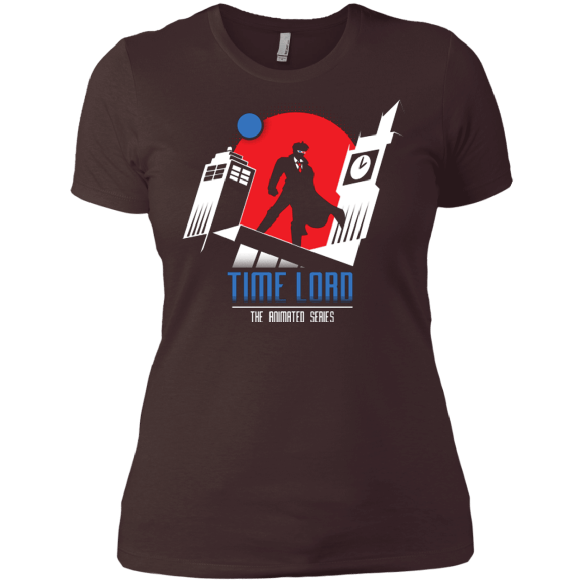 T-Shirts Dark Chocolate / X-Small Time Lord Animated Series Women's Premium T-Shirt