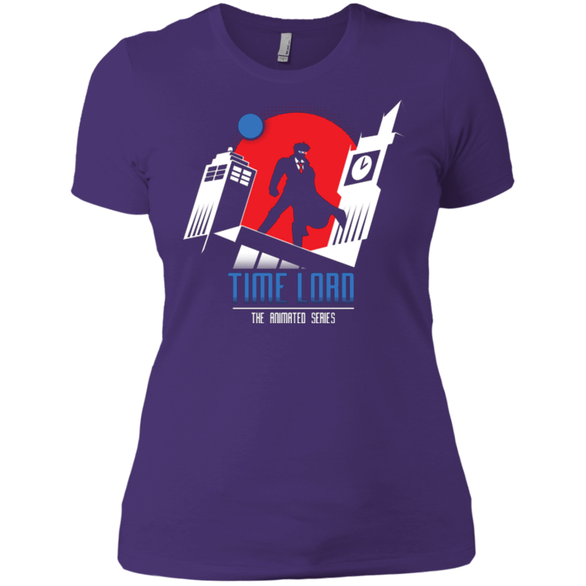 T-Shirts Purple / X-Small Time Lord Animated Series Women's Premium T-Shirt