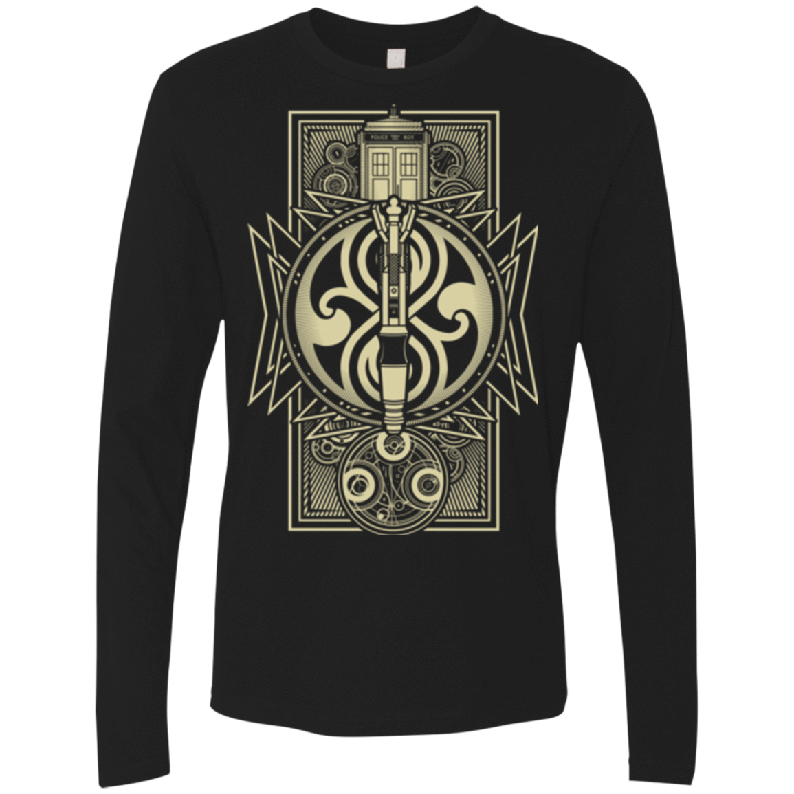 T-Shirts Black / Small Time Lord Association Men's Premium Long Sleeve