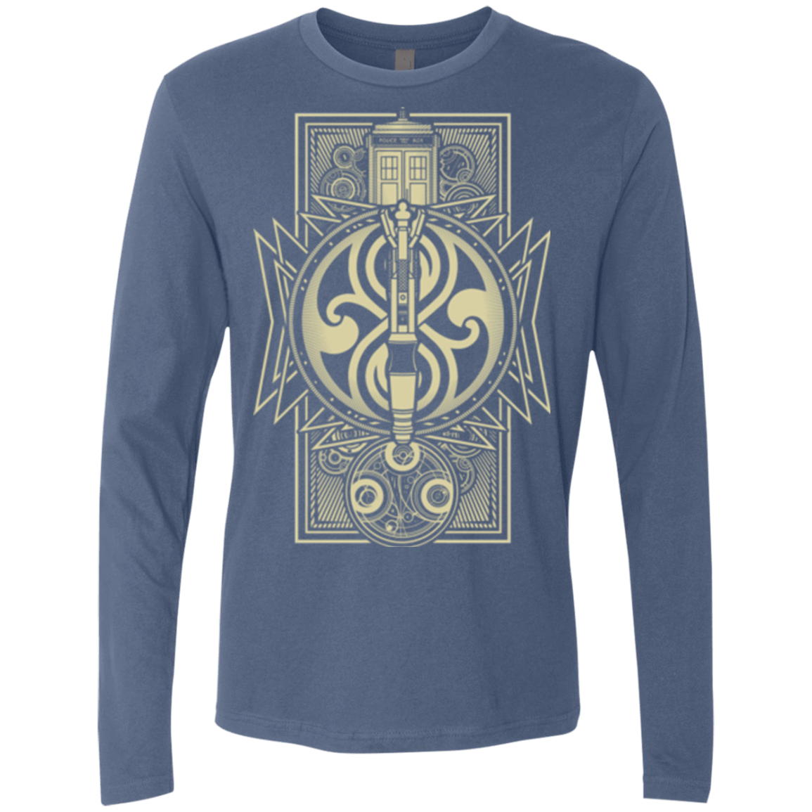 T-Shirts Indigo / Small Time Lord Association Men's Premium Long Sleeve