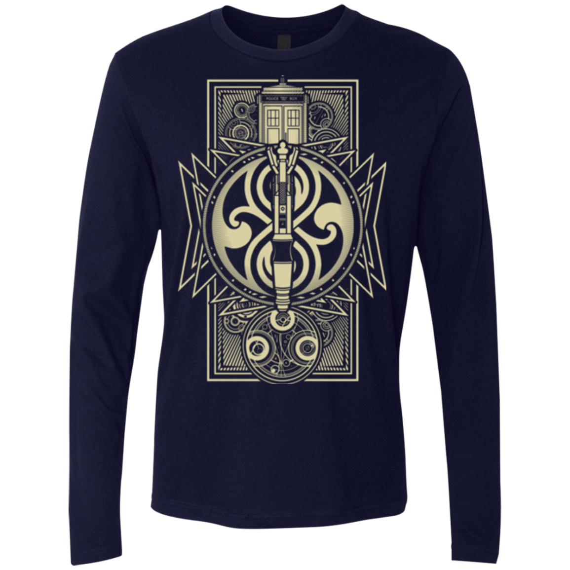 T-Shirts Midnight Navy / Small Time Lord Association Men's Premium Long Sleeve
