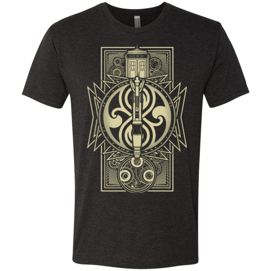 T-Shirts Vintage Black / Small Time Lord Association Men's Triblend T-Shirt