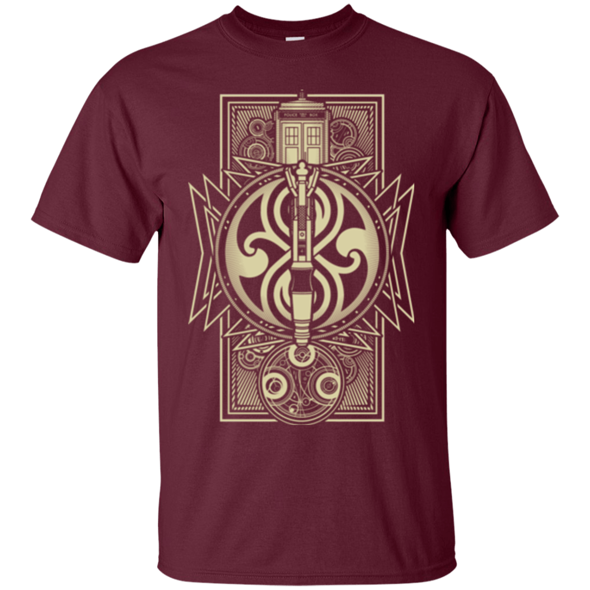 T-Shirts Maroon / Small Time Lord Association T-Shirt
