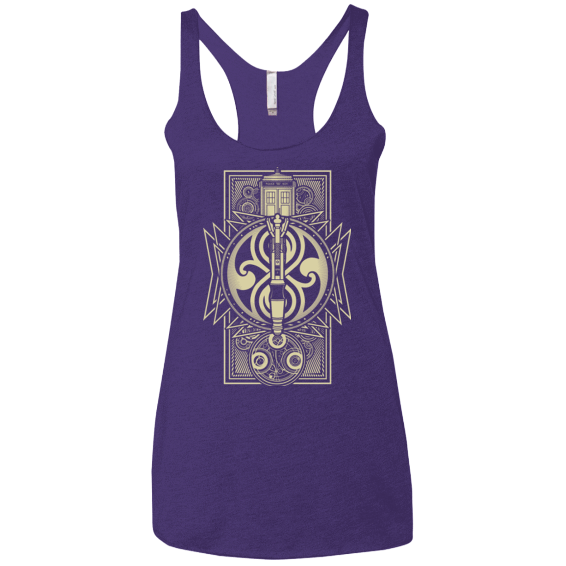 T-Shirts Purple / X-Small Time Lord Association Women's Triblend Racerback Tank