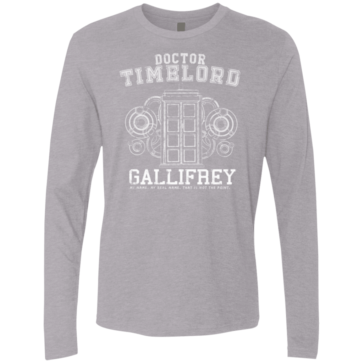 T-Shirts Heather Grey / Small Time Lord Men's Premium Long Sleeve