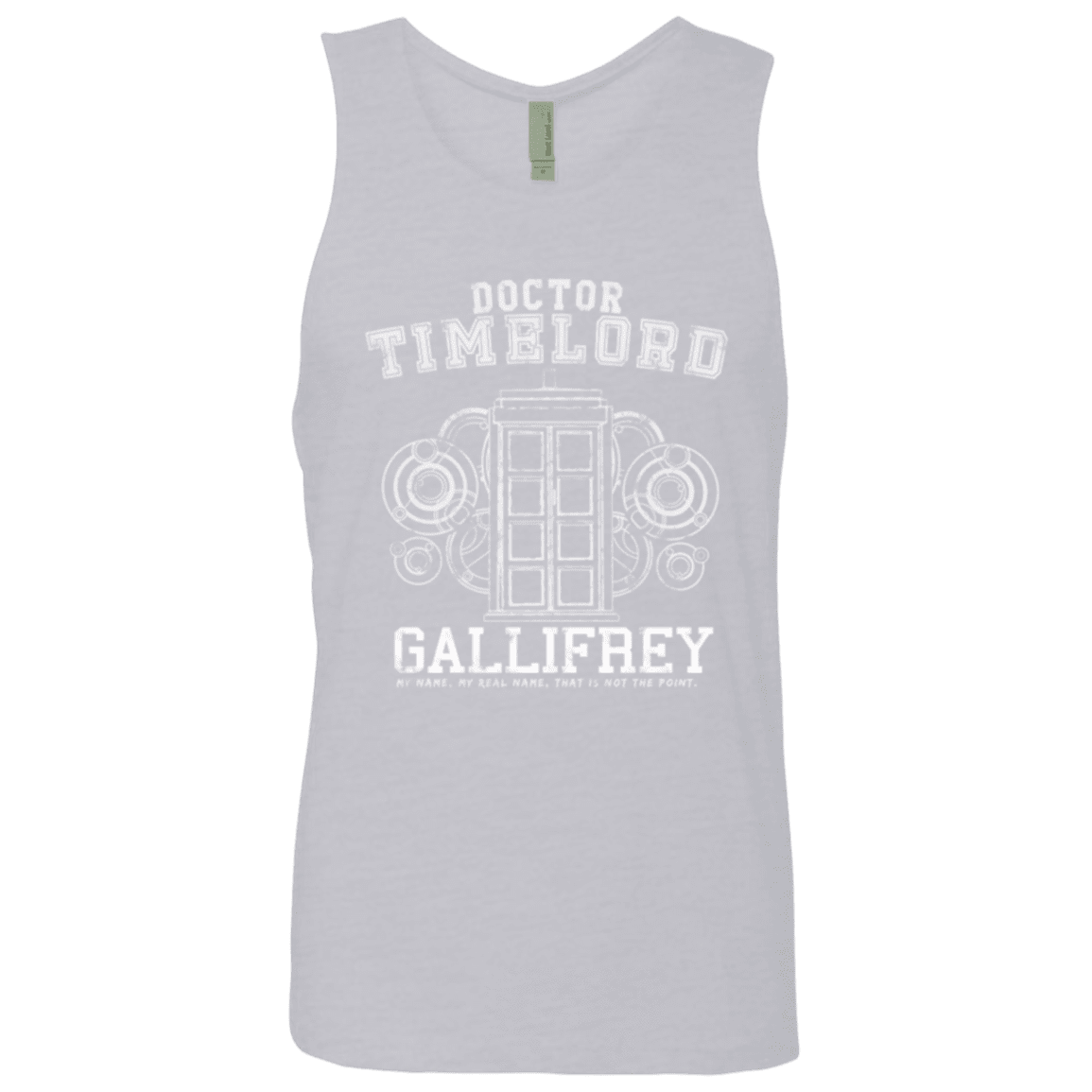 T-Shirts Heather Grey / Small Time Lord Men's Premium Tank Top