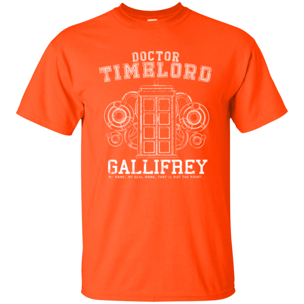 T-Shirts Orange / Small Time Lord T-Shirt
