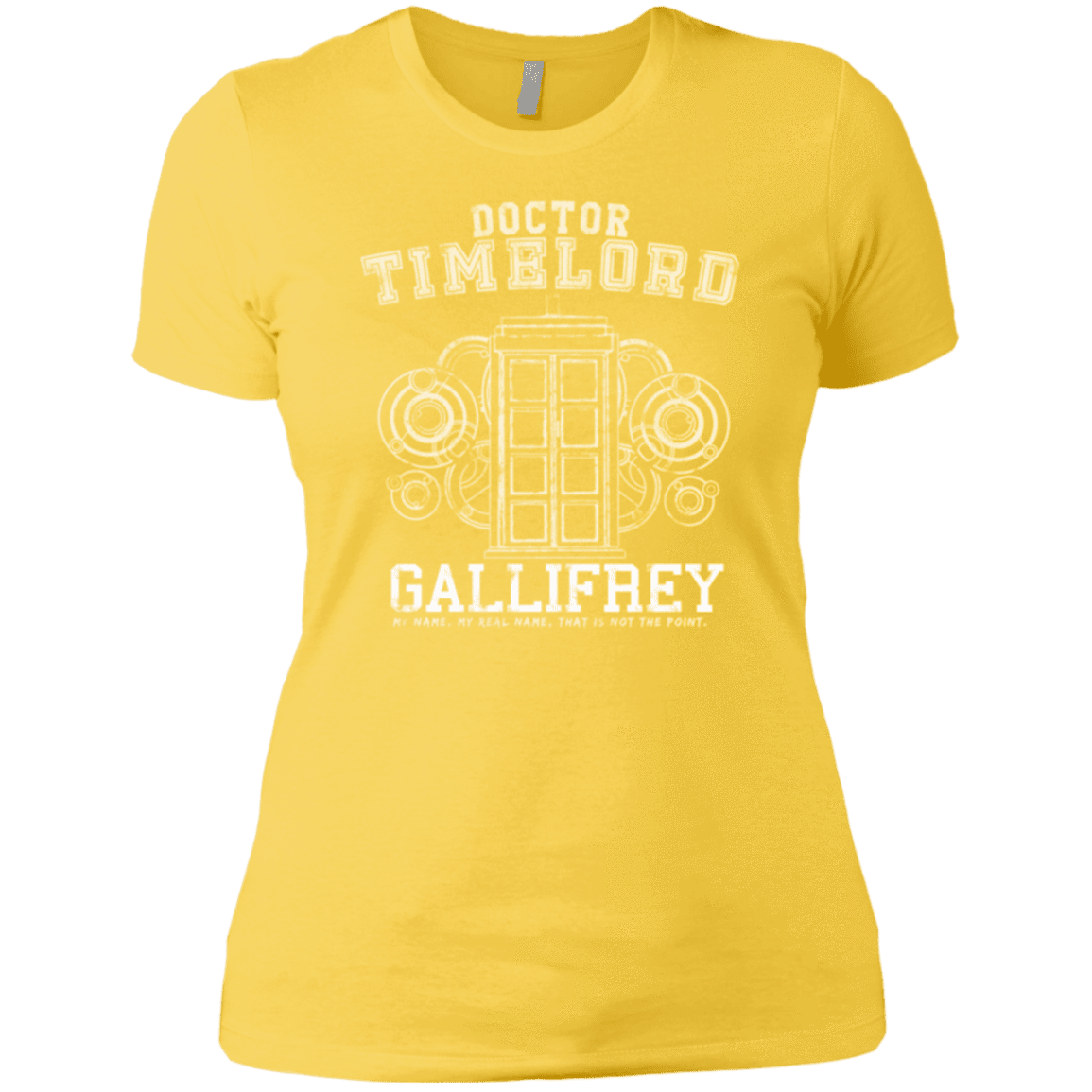 T-Shirts Vibrant Yellow / X-Small Time Lord Women's Premium T-Shirt