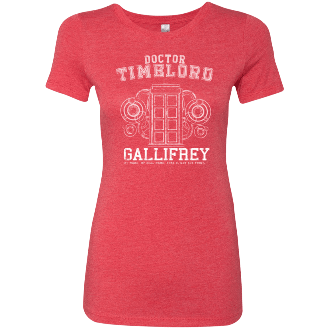 T-Shirts Vintage Red / Small Time Lord Women's Triblend T-Shirt