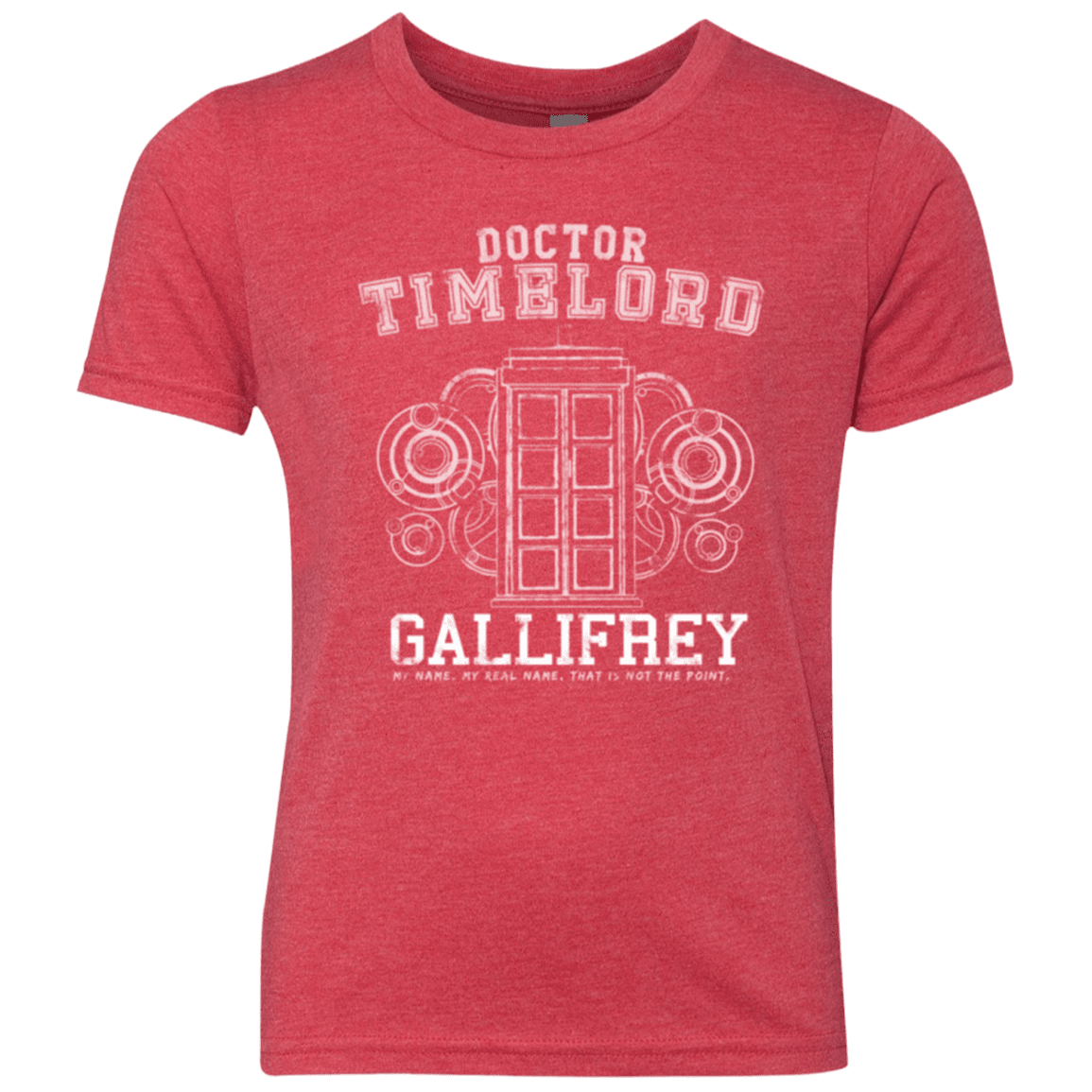 T-Shirts Vintage Red / YXS Time Lord Youth Triblend T-Shirt