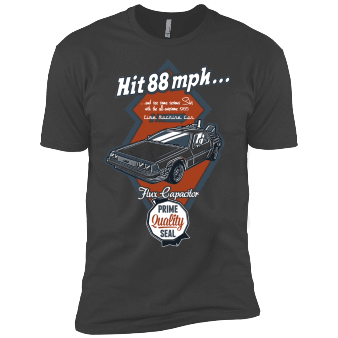T-Shirts Heavy Metal / YXS Time Machine Car Boys Premium T-Shirt