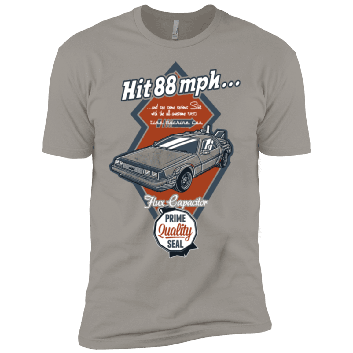 T-Shirts Light Grey / YXS Time Machine Car Boys Premium T-Shirt