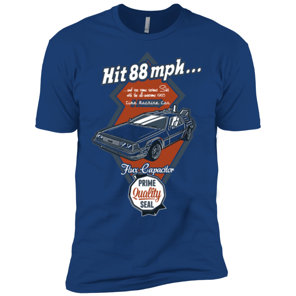 T-Shirts Royal / YXS Time Machine Car Boys Premium T-Shirt