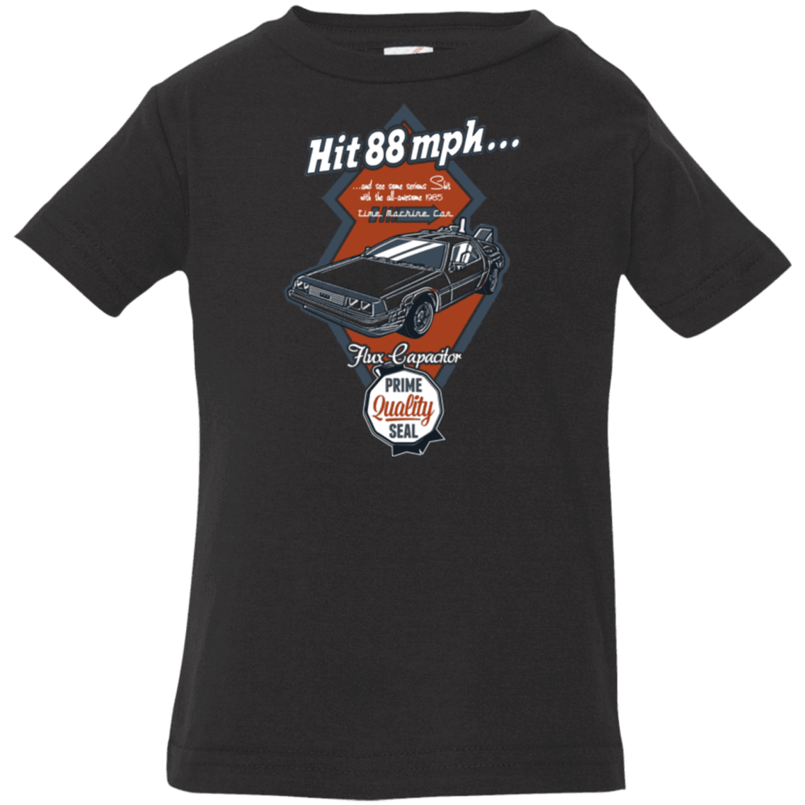 T-Shirts Black / 6 Months Time Machine Car Infant Premium T-Shirt