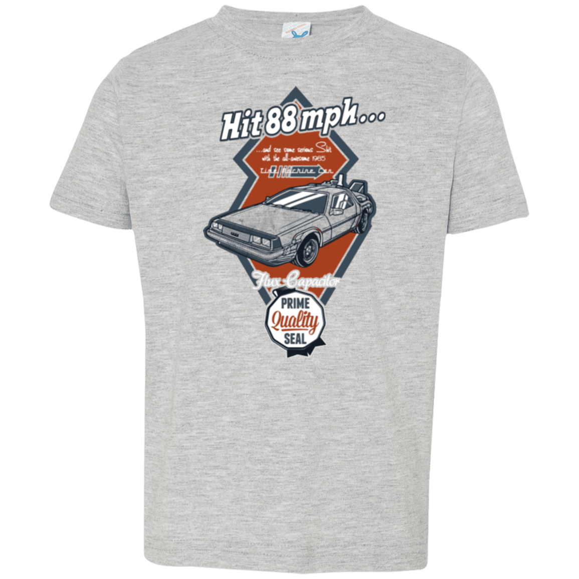 T-Shirts Heather / 2T Time Machine Car Toddler Premium T-Shirt