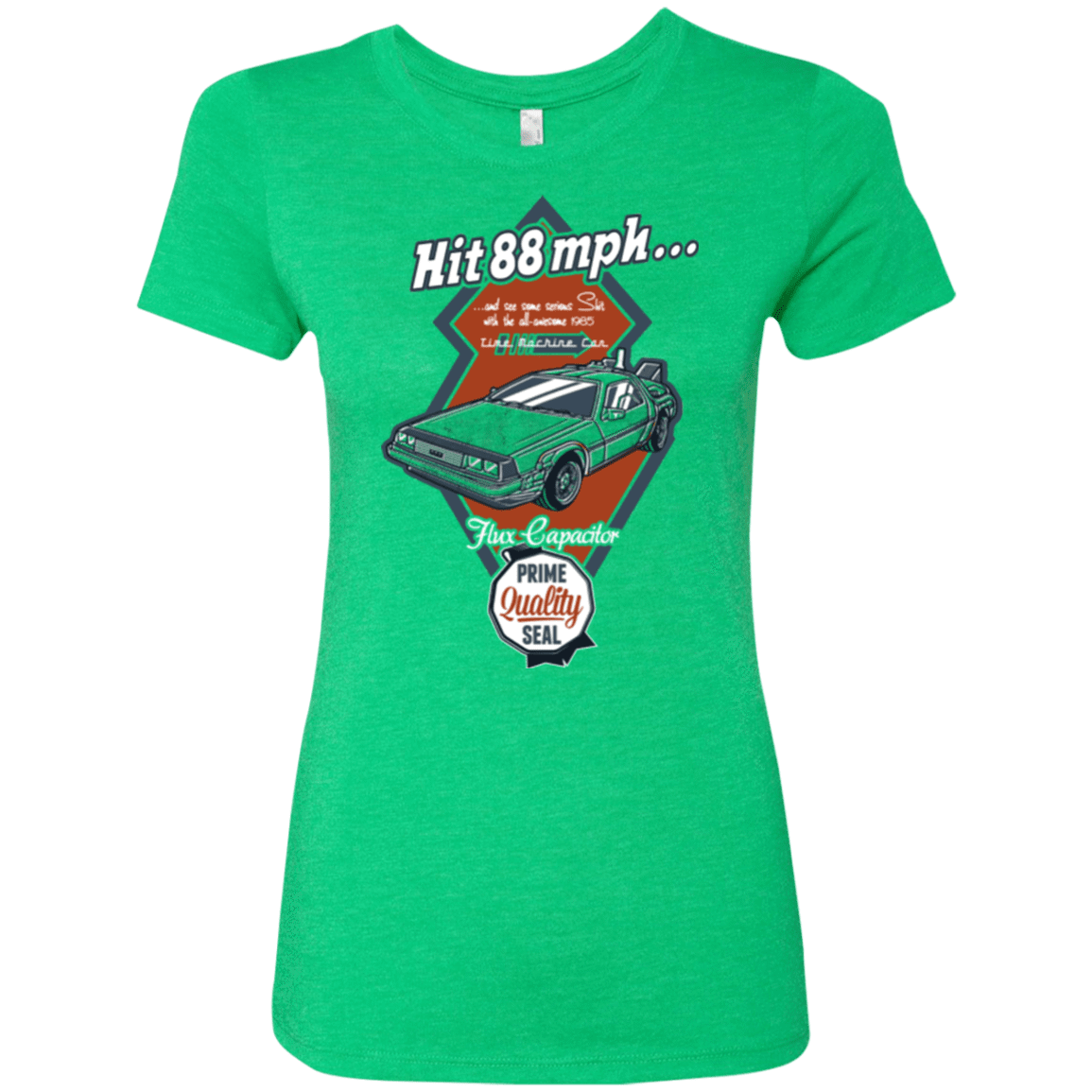 T-Shirts Envy / Small Time Machine Car Women's Triblend T-Shirt