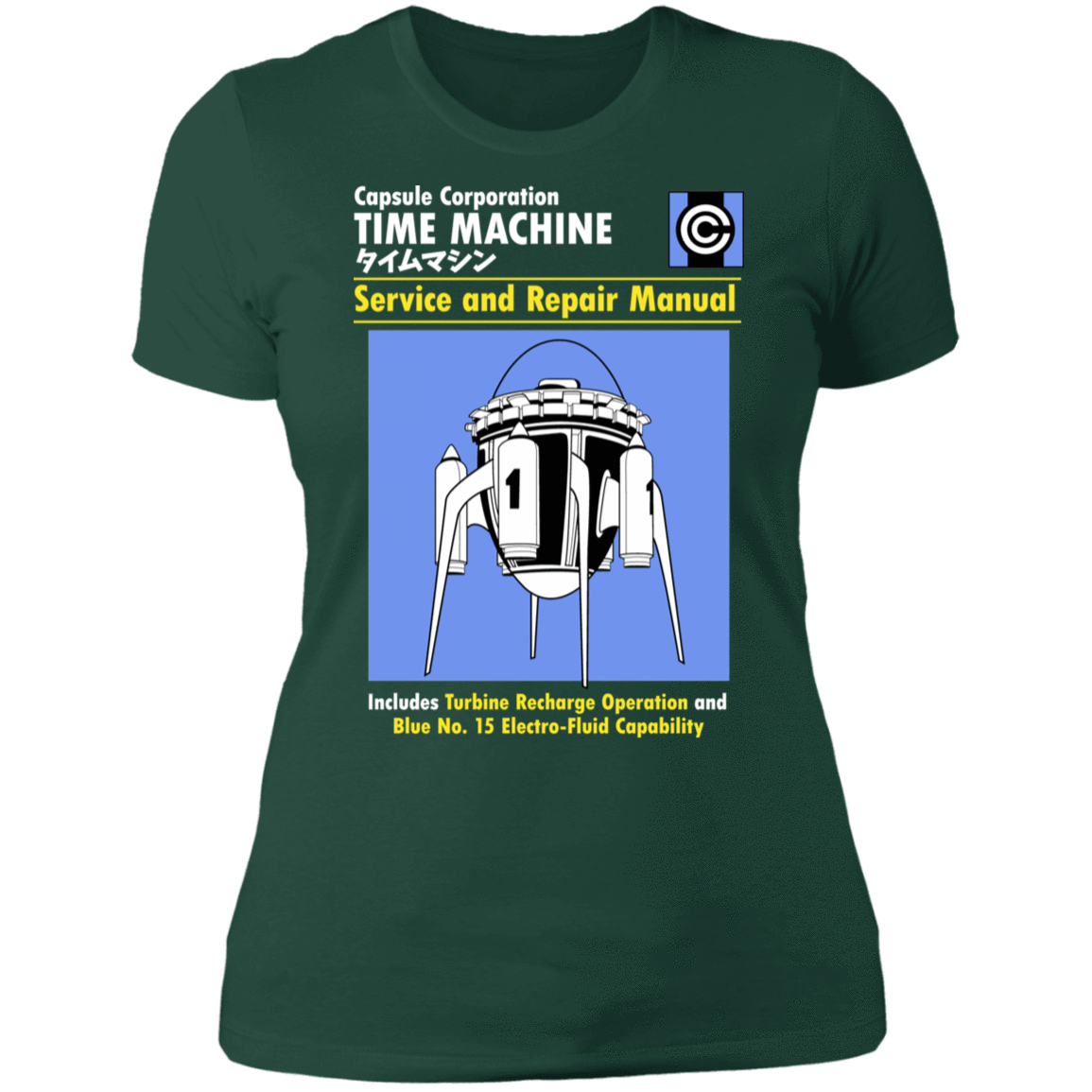 T-Shirts Forest Green / S Time Machine Manual Women's Premium T-Shirt