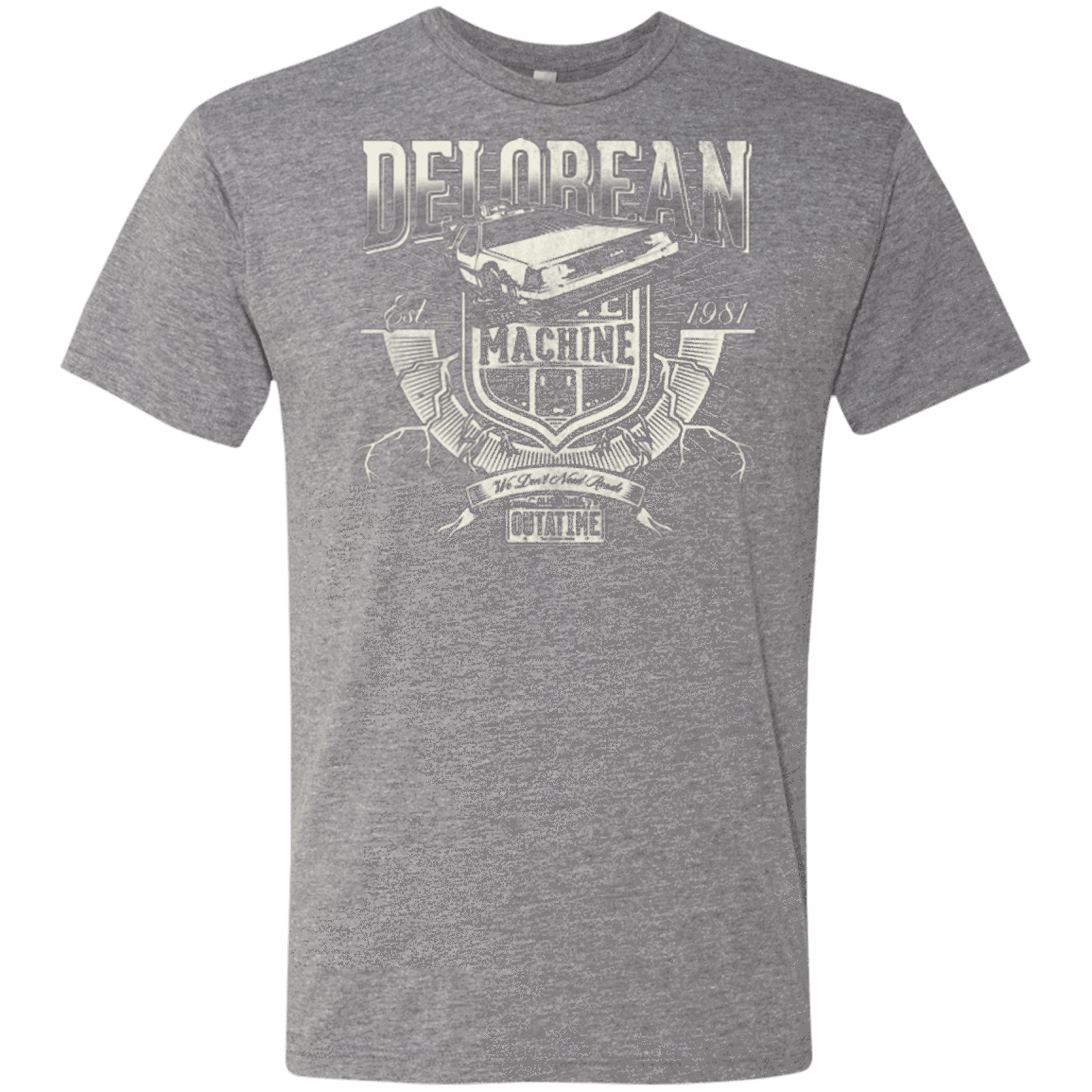 T-Shirts Premium Heather / Small Time Machine Men's Triblend T-Shirt