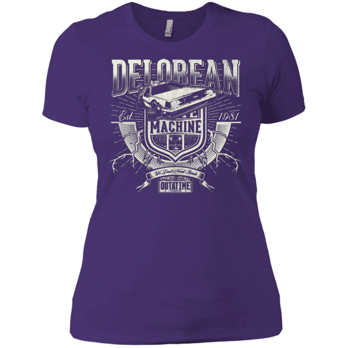 T-Shirts Purple / X-Small Time Machine Women's Premium T-Shirt