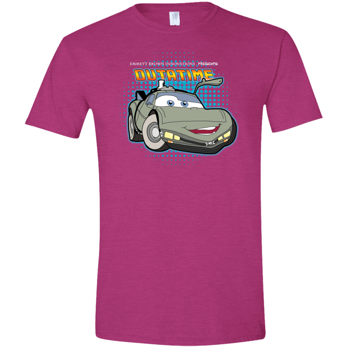 T-Shirts Antique Heliconia / S Time McQueen Men's Semi-Fitted Softstyle